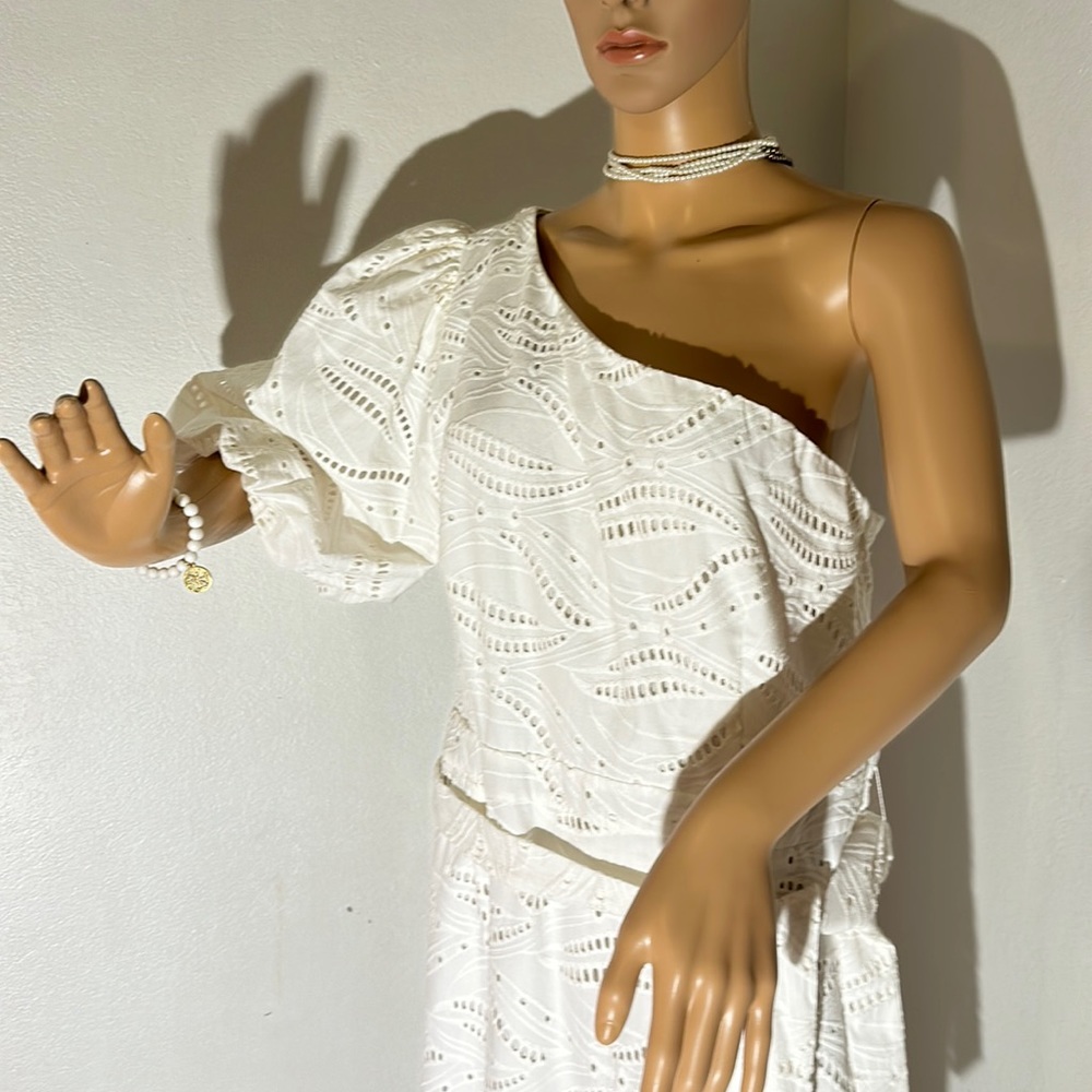 Gibson Latimer one shoulder dress